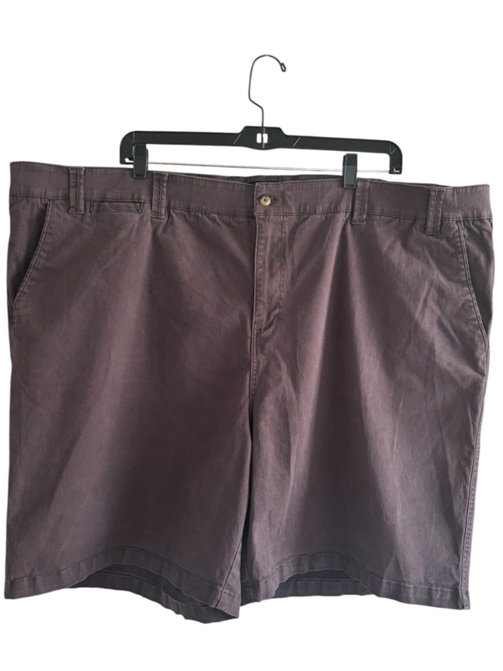 King Size Men’s Brown Chino Shorts Size 58 Cotton Stretch Casual